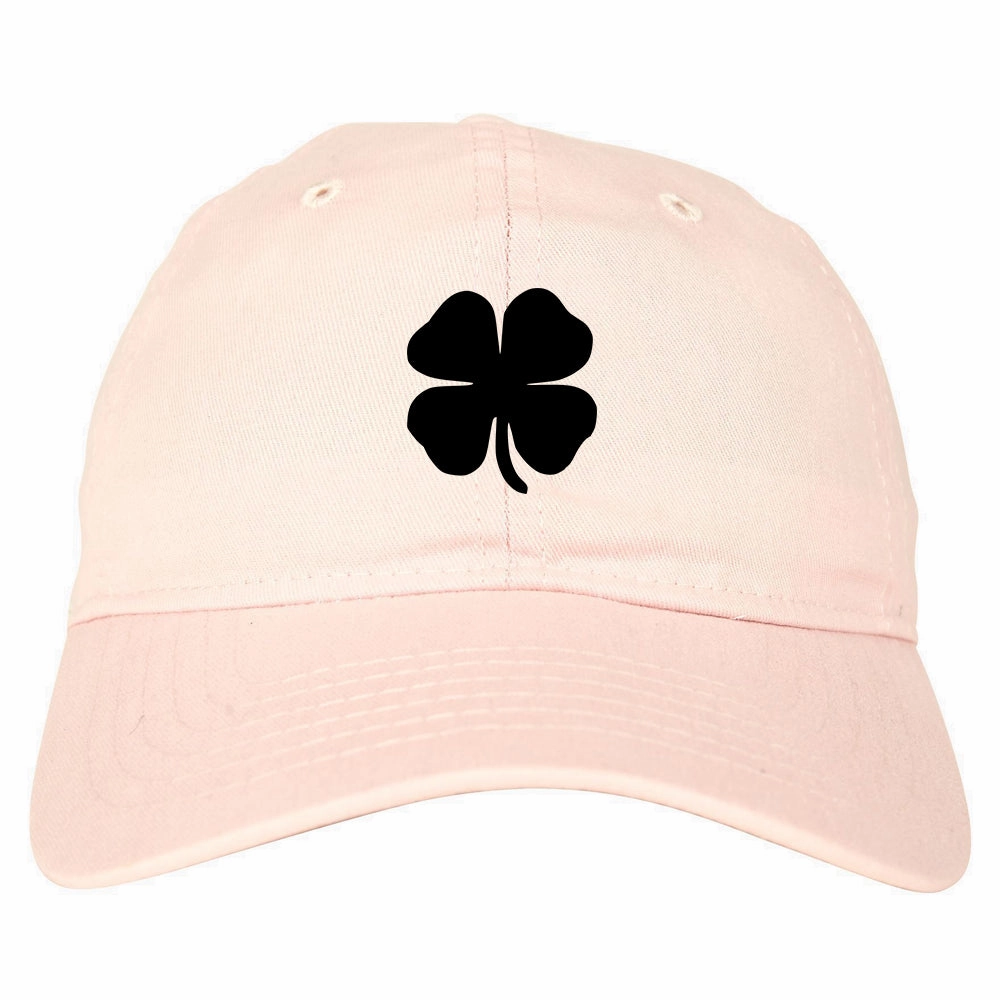 Four Leaf Clover Chest Mens Dad Hat Baseball Cap