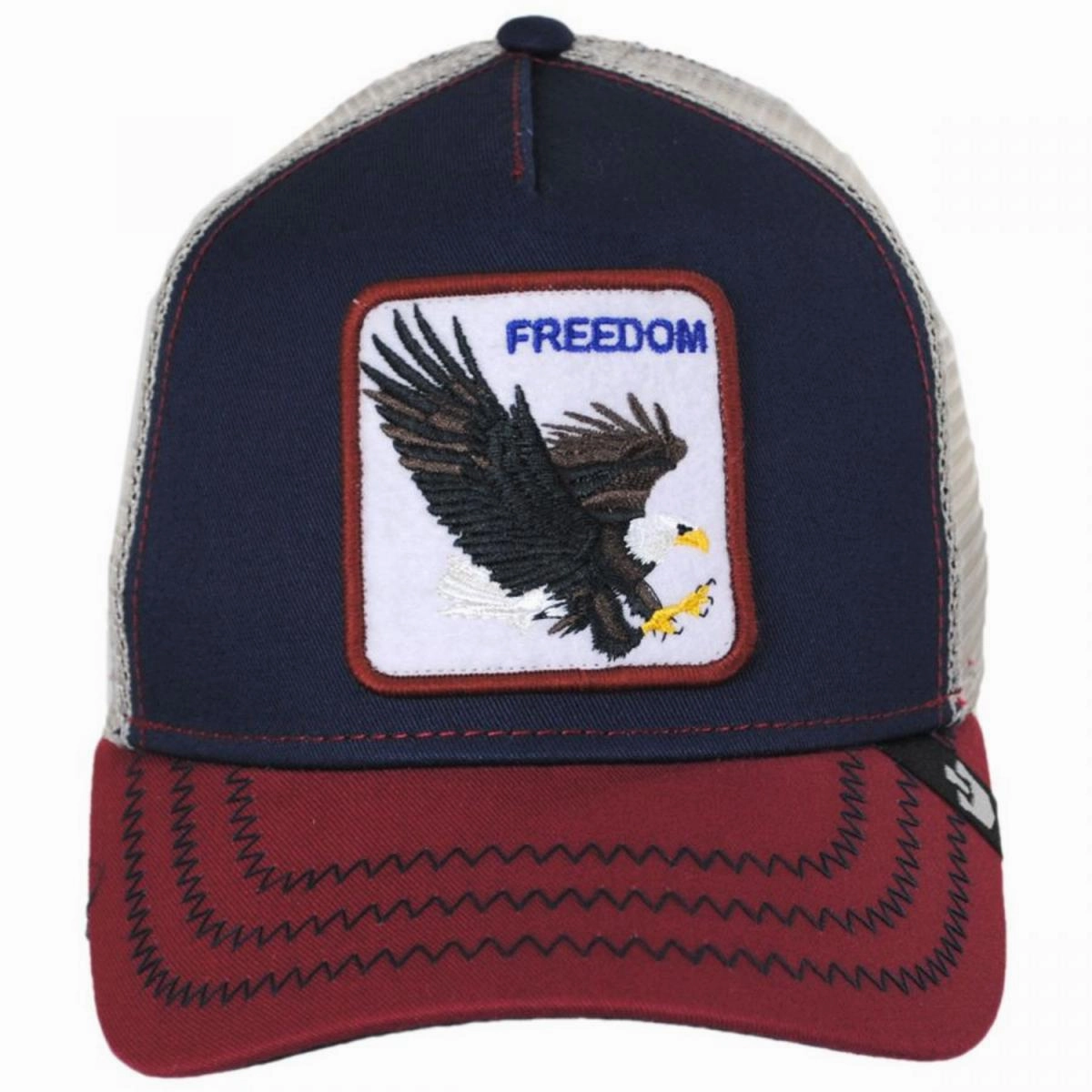 Freedom Mesh Trucker Snapback Baseball Cap