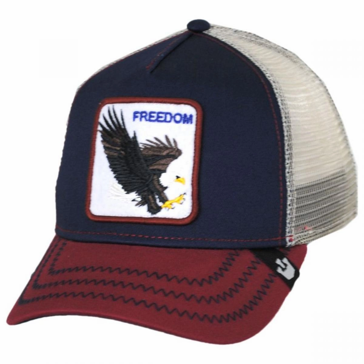 Freedom Mesh Trucker Snapback Baseball Cap