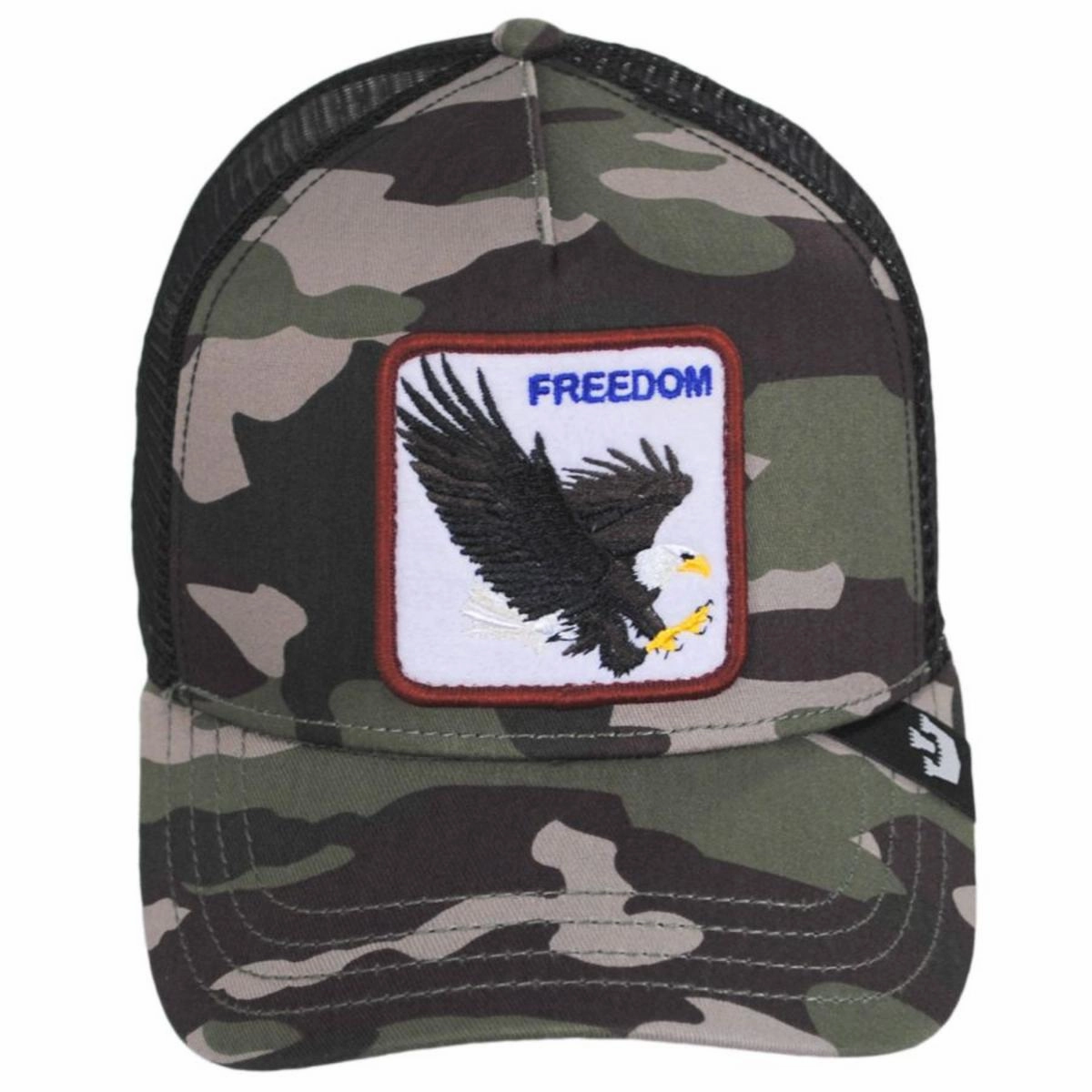 Freedom Mesh Trucker Snapback Baseball Cap