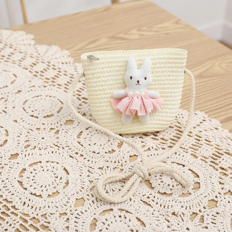 Fresh Bag Family Sun Hat Girls' Summer Beach Wave Straw Sun
