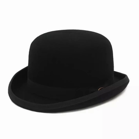 Gaillard Black Wool Bowler Hat