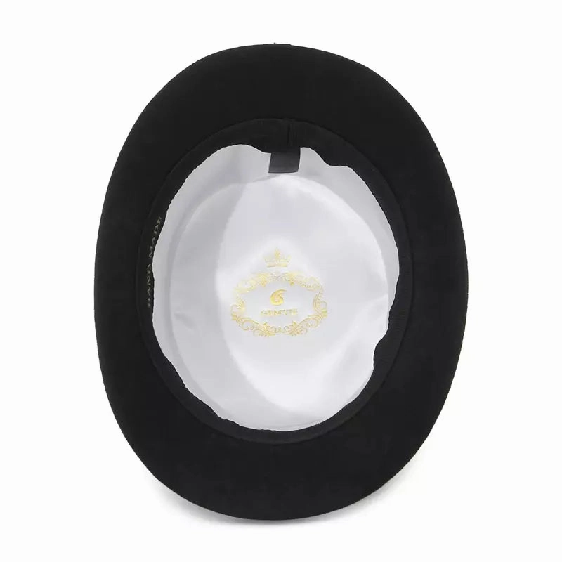 Gaillard Black Wool Bowler Hat