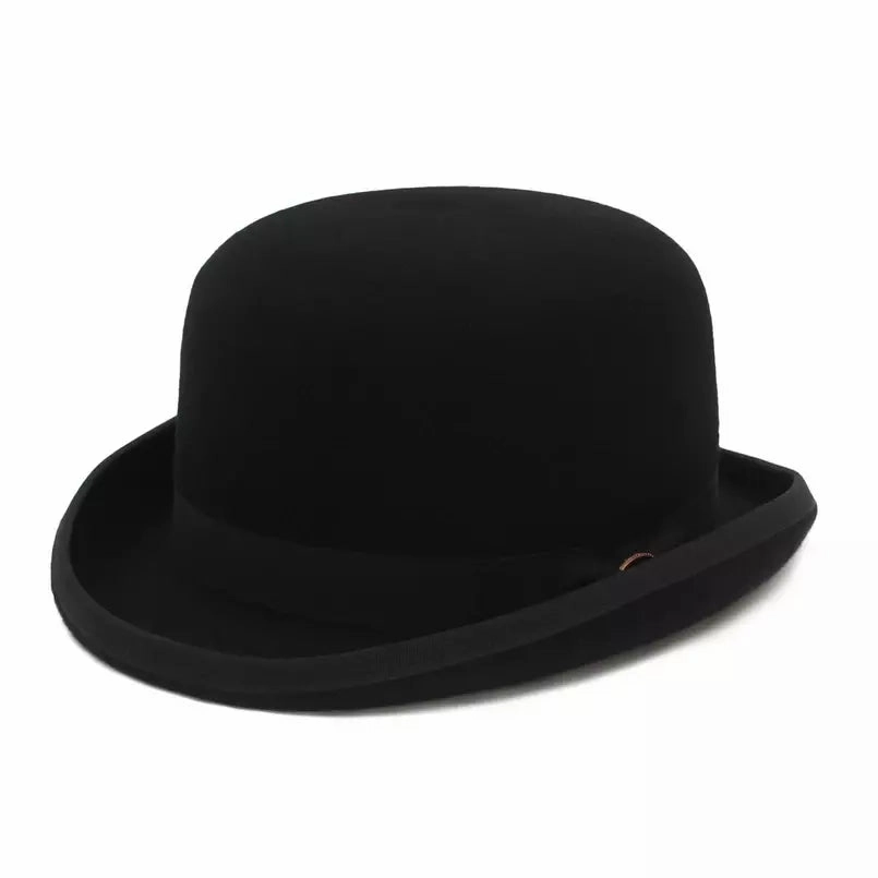 Gaillard Black Wool Bowler Hat