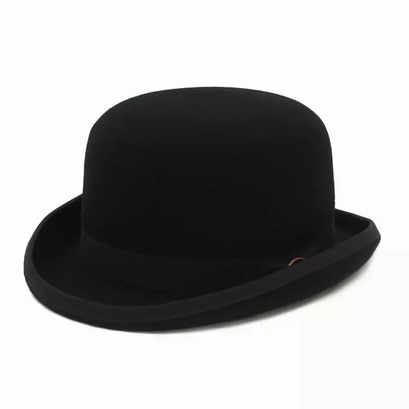 Gaillard Black Wool Bowler Hat