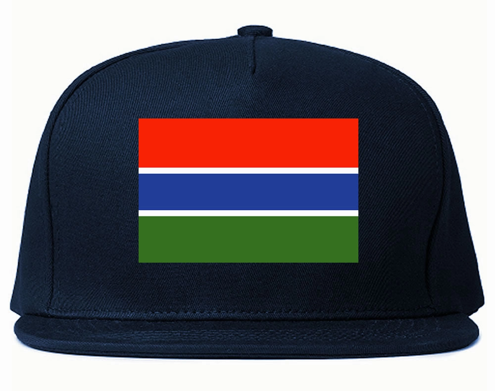Gambia Flag Country Printed Snapback Hat Cap