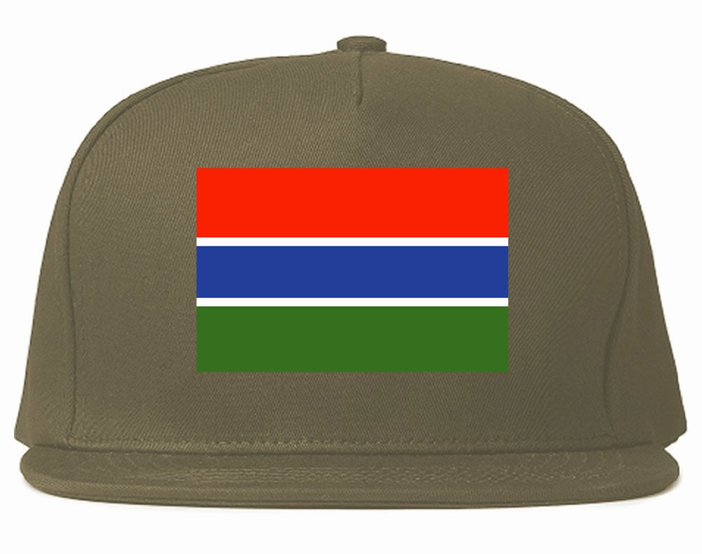 Gambia Flag Country Printed Snapback Hat Cap