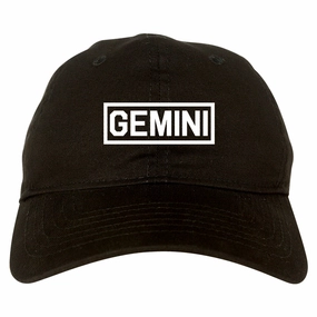 Gemini Horoscope Sign Mens Dad Hat Baseball Cap