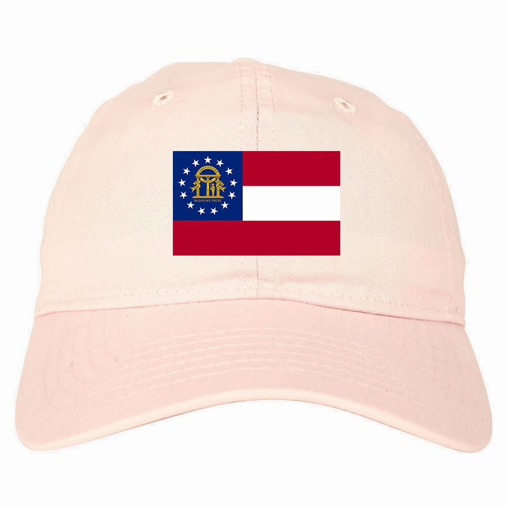 Georgia State Flag GA Chest Mens Dad Hat