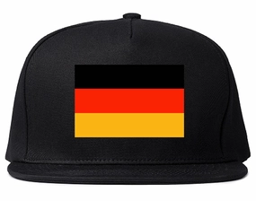 Germany Flag Country Printed Snapback Hat Cap