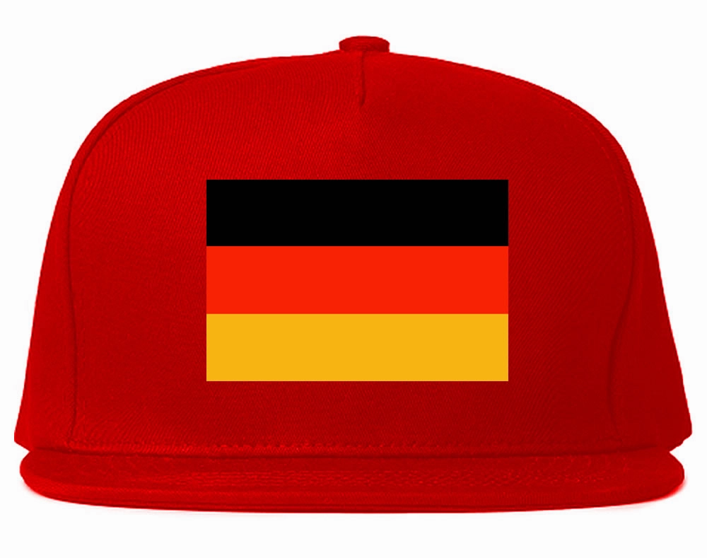 Germany Flag Country Printed Snapback Hat Cap