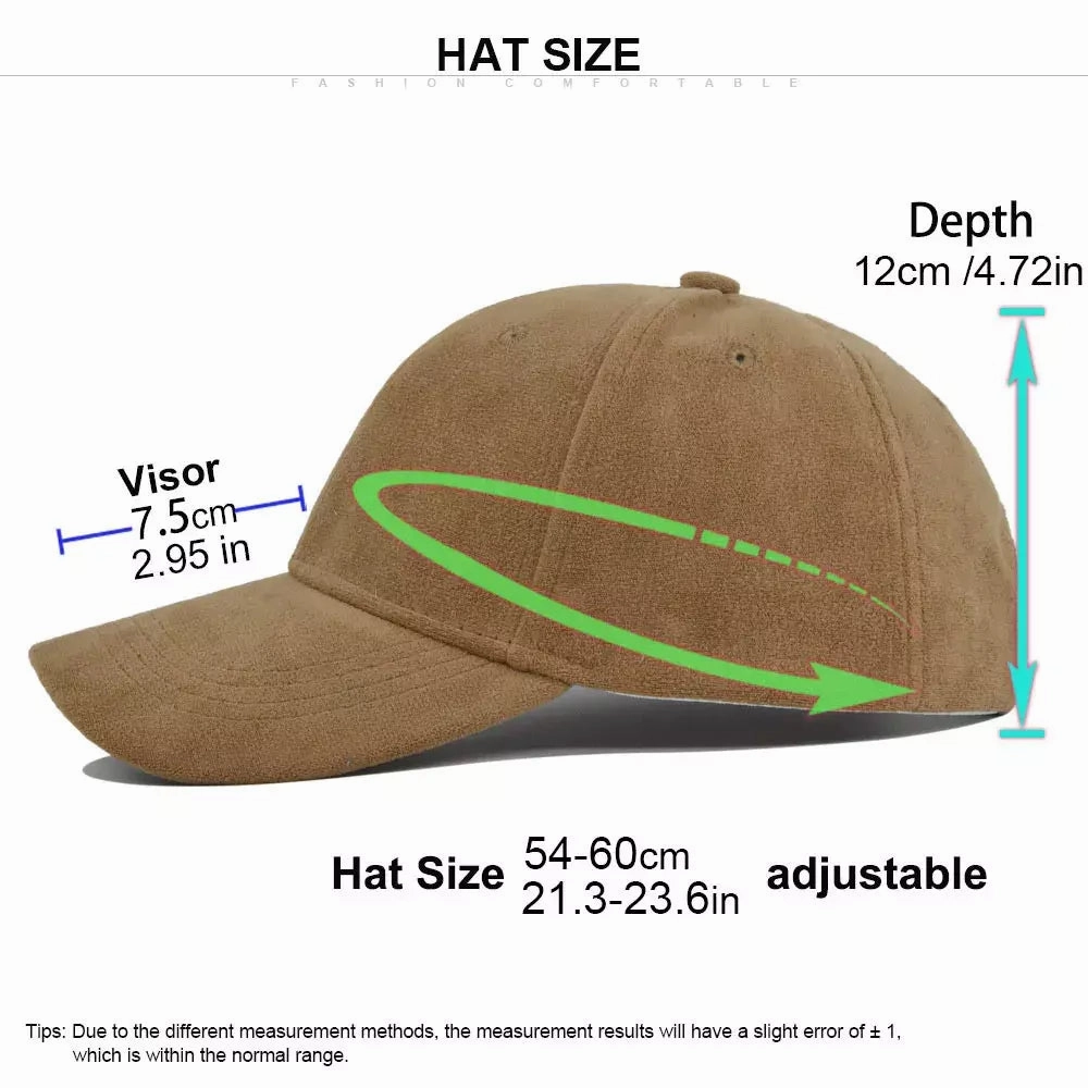 Ghelter Classic Suede Baseball Cap