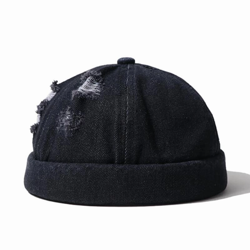 Ghelter Ripped Denim Docker Cap