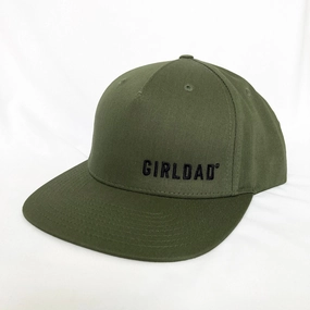 Girldad? Army Olive/Black Flat Bill Embroidered Trucker Hat