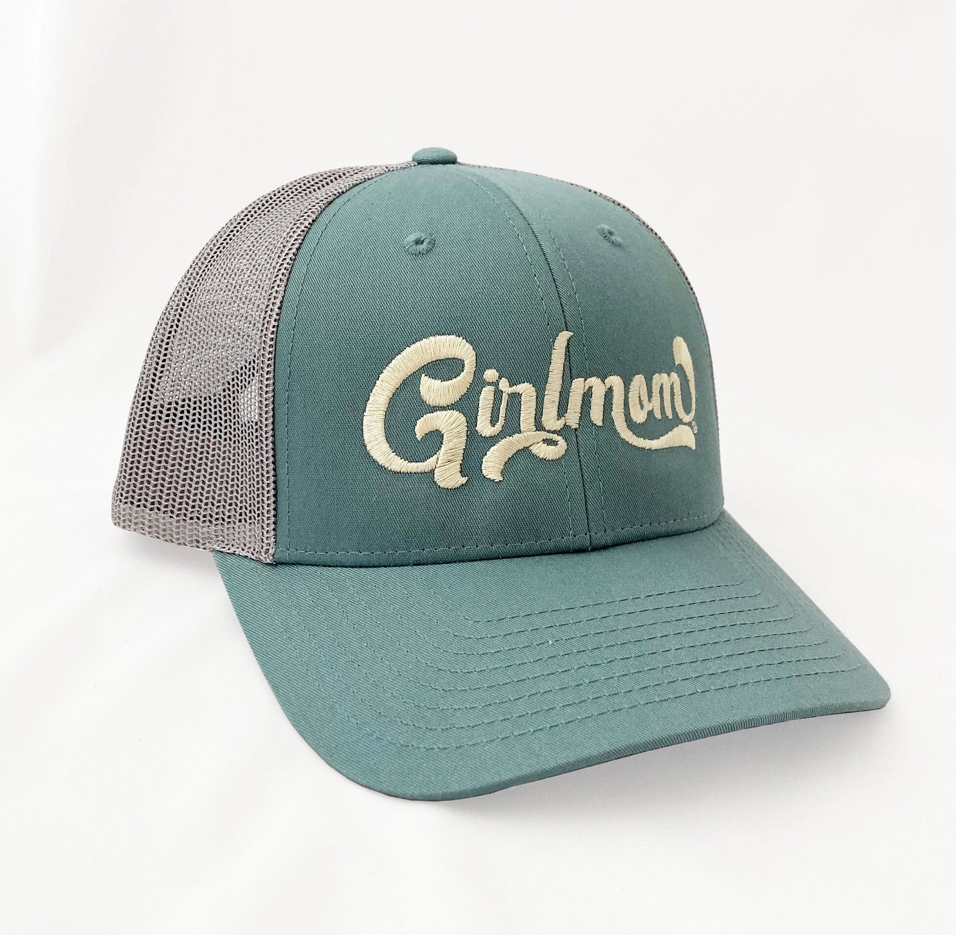 Girlmom? Retro Low Profile Trucker Cap