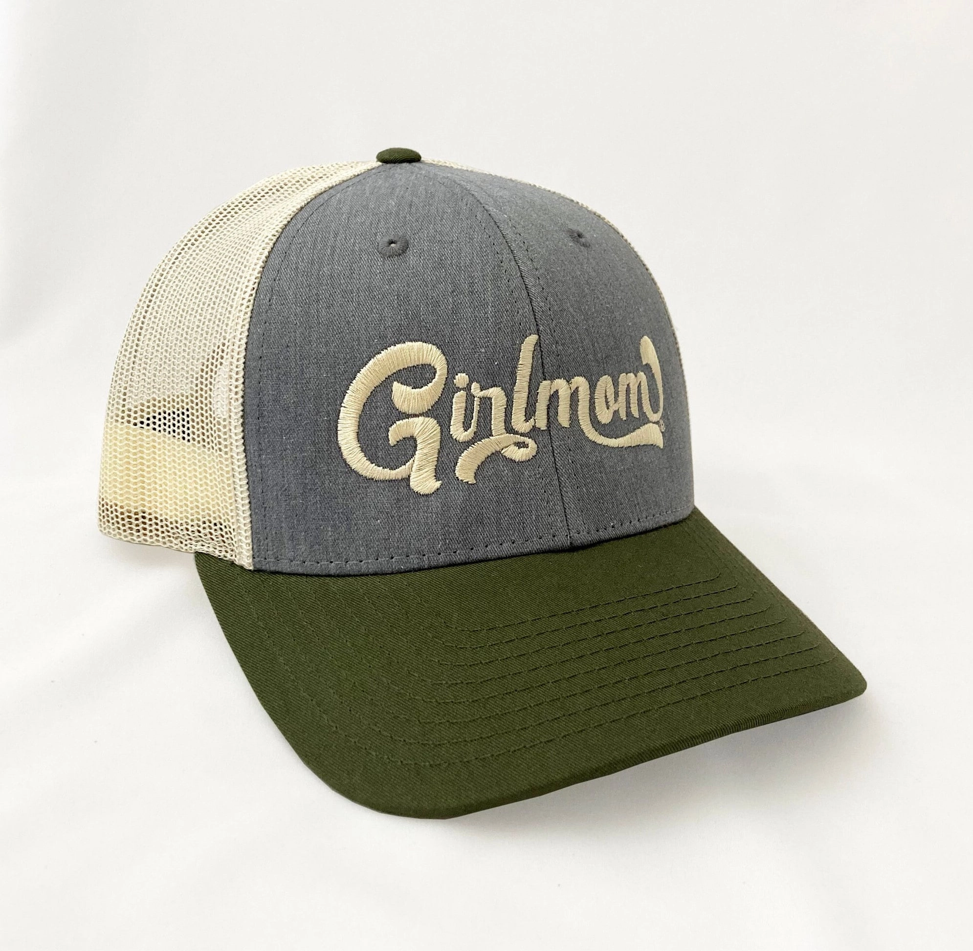 Girlmom? Retro Low Profile Trucker Cap