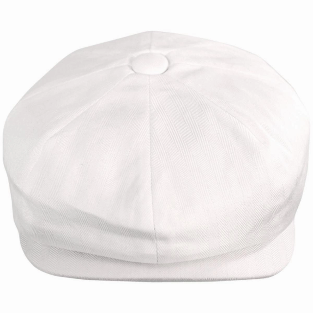 Glasbury Cotton Herringbone Newsboy Cap