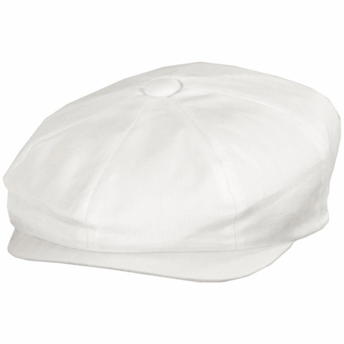 Glasbury Cotton Herringbone Newsboy Cap