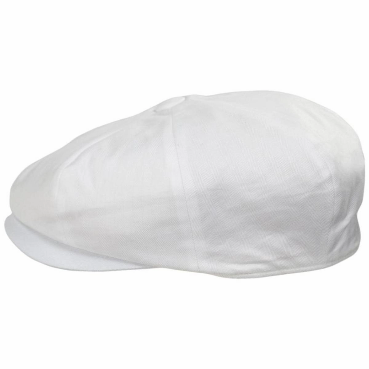 Glasbury Cotton Herringbone Newsboy Cap