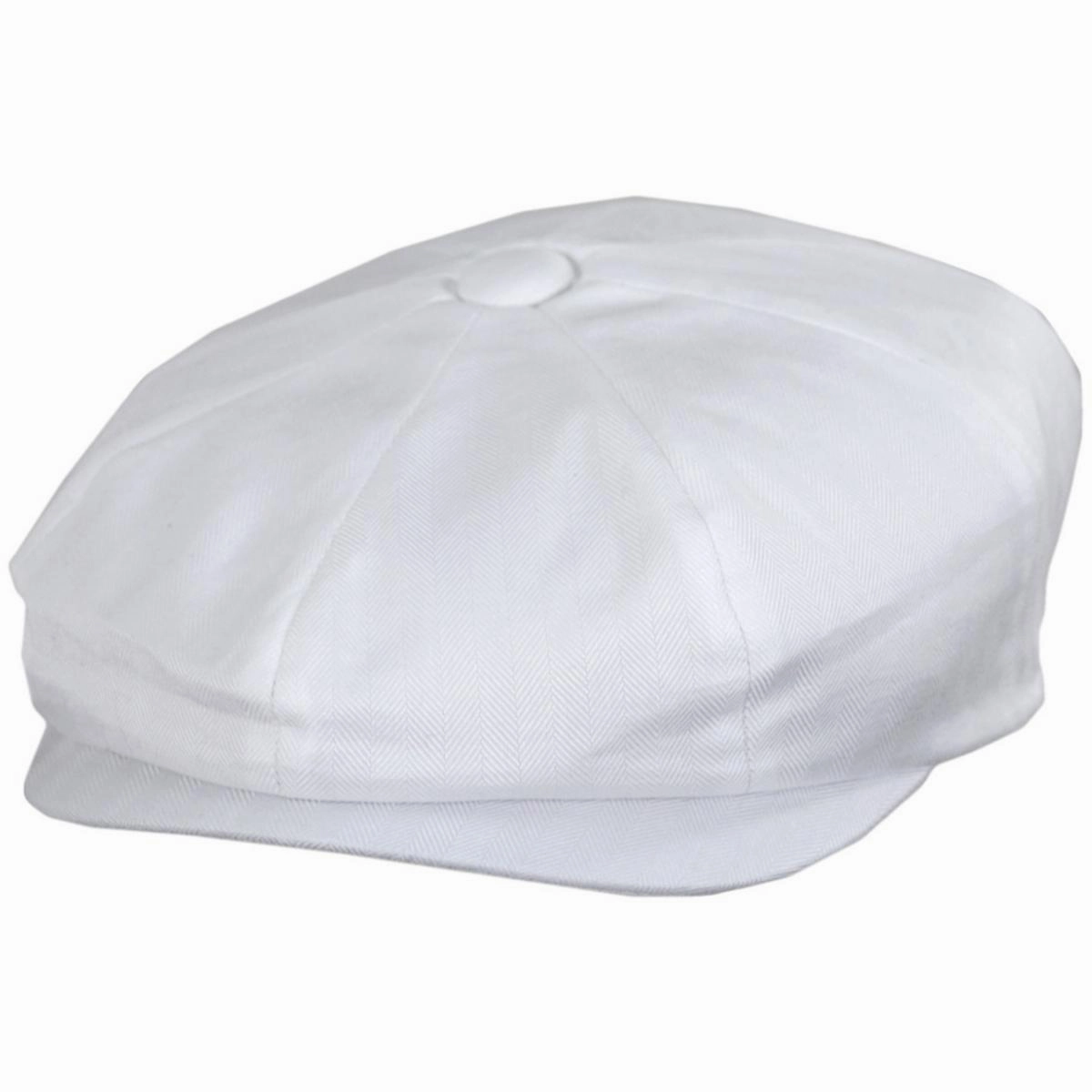 Glasbury Cotton Herringbone Newsboy Cap