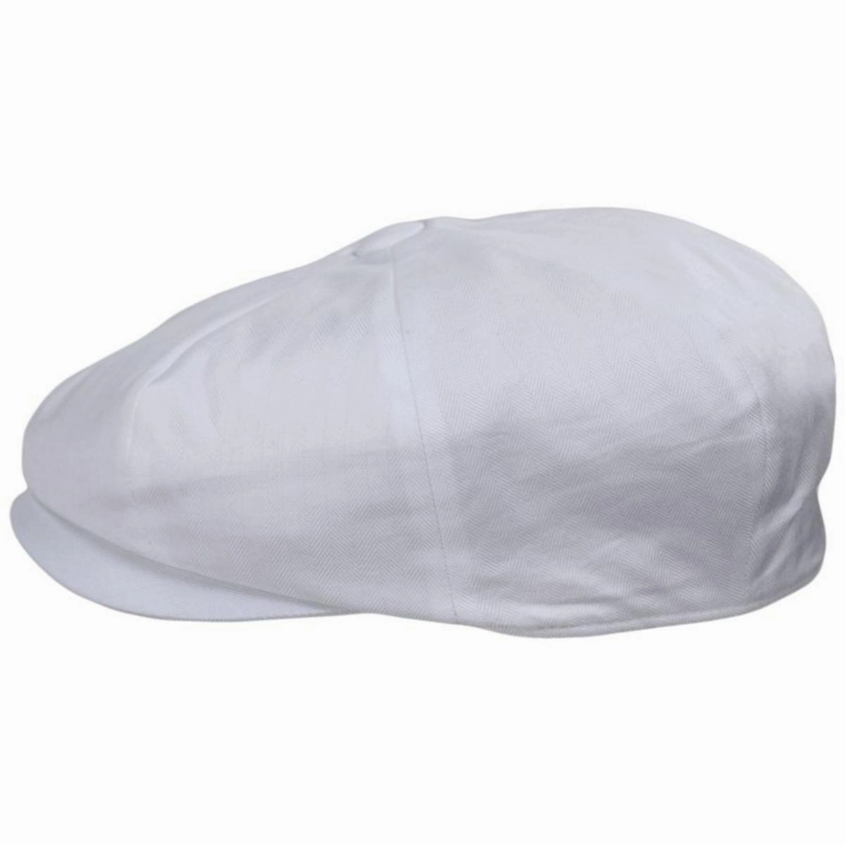 Glasbury Cotton Herringbone Newsboy Cap
