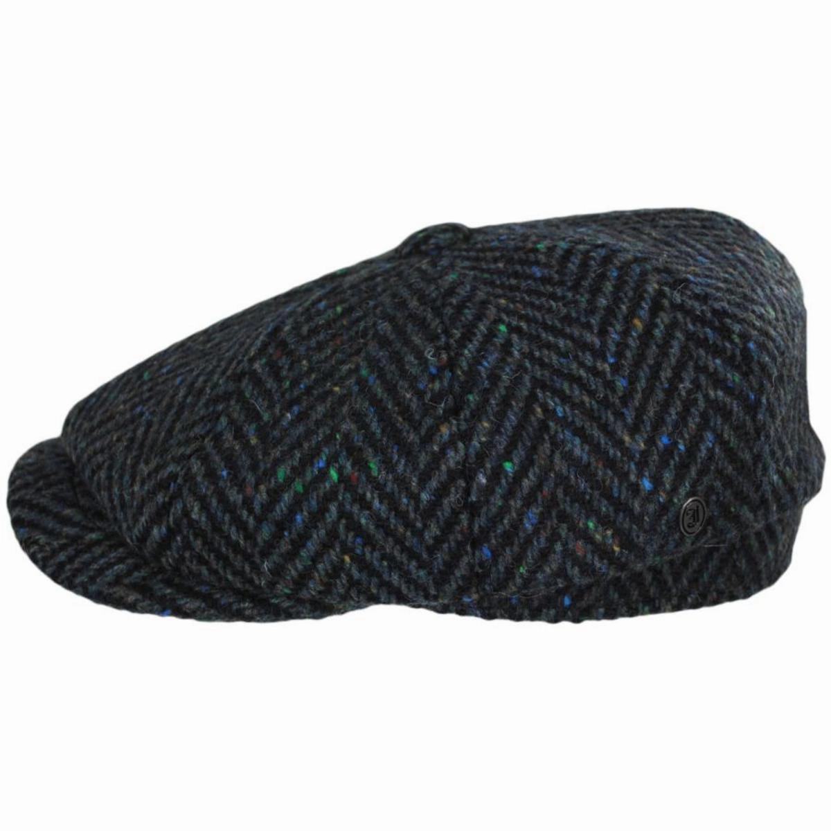 Glendowan Donegal Tweed Wool Newsboy Cap