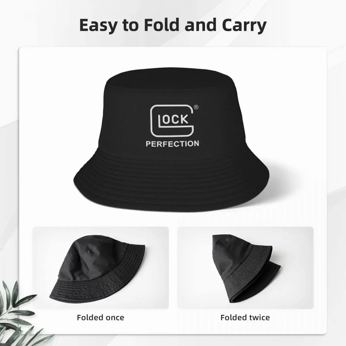 Glock Perfection Black Bucket Hat