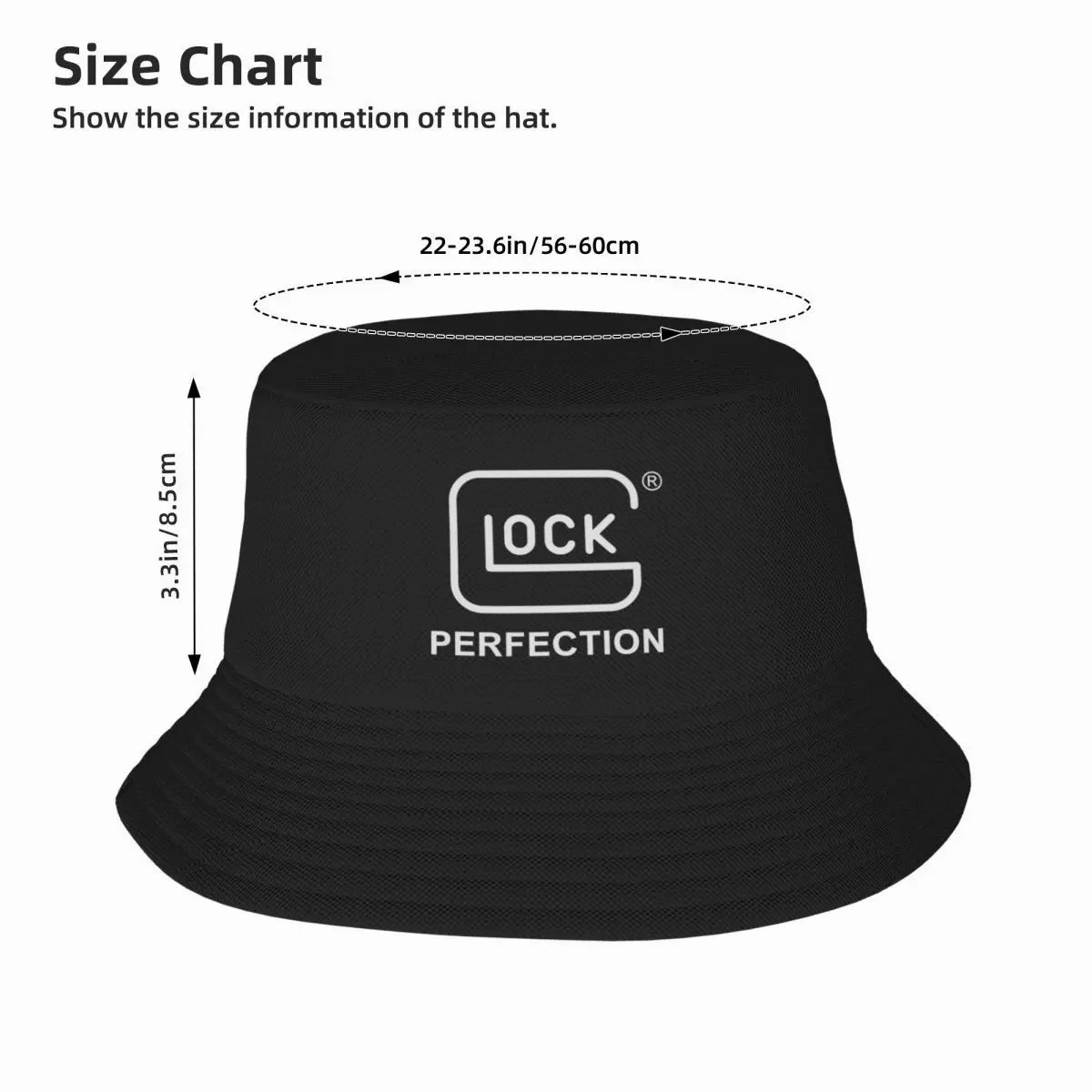 Glock Perfection Black Bucket Hat
