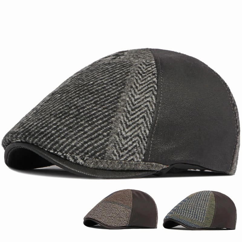 GM Vintage Patchwork Flat Cap