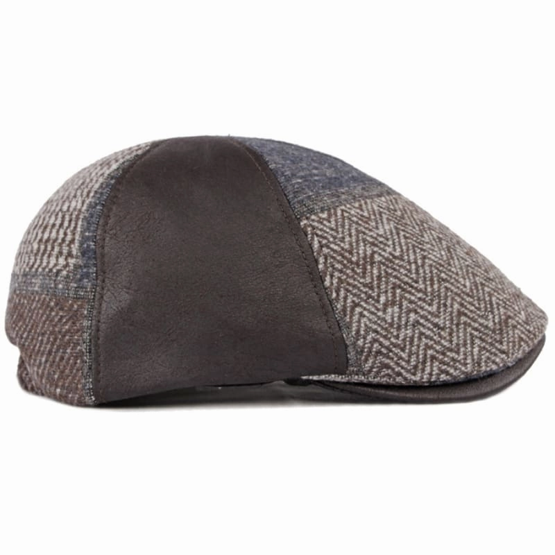 GM Vintage Patchwork Flat Cap