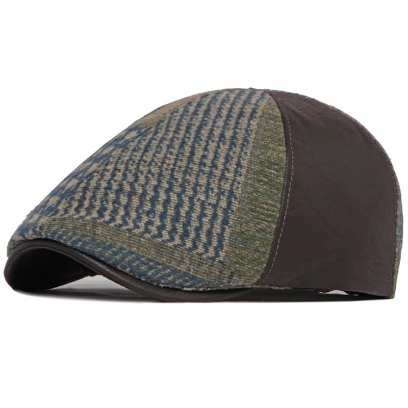 GM Vintage Patchwork Flat Cap