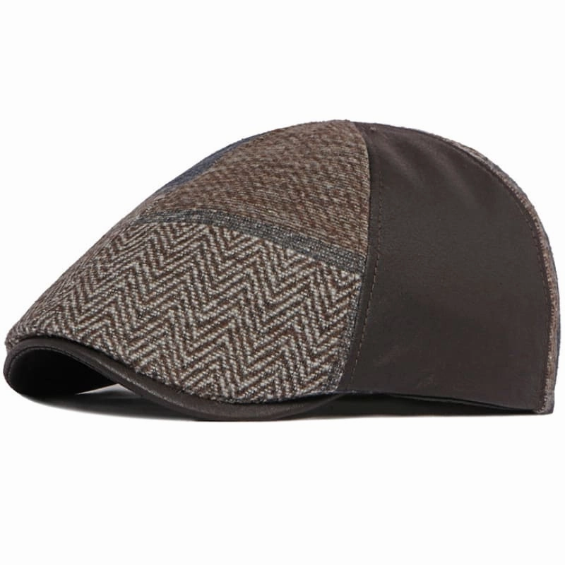 GM Vintage Patchwork Flat Cap