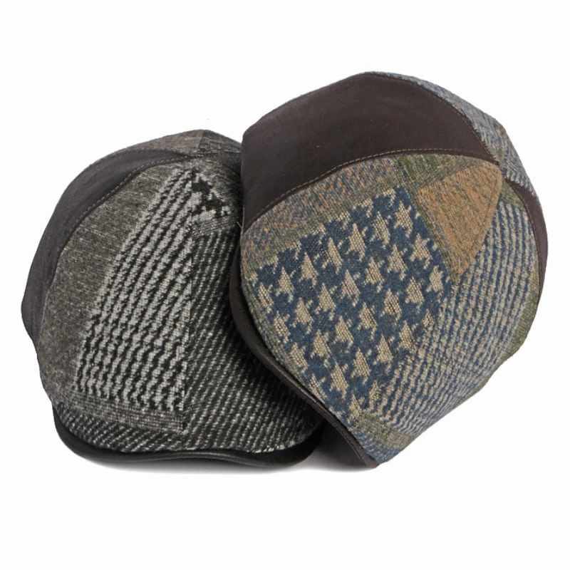 GM Vintage Patchwork Flat Cap