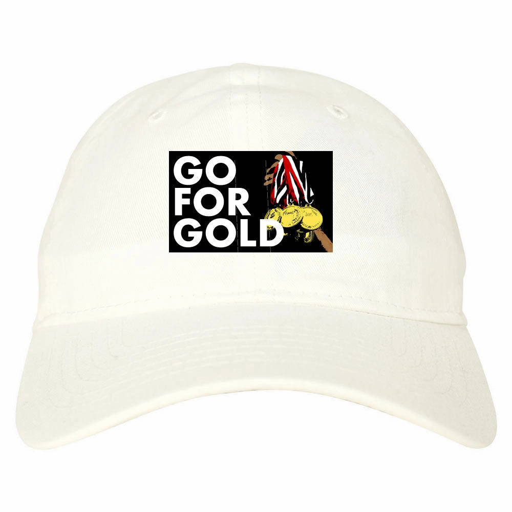 Go For Gold Medals Olympics Dad Hat