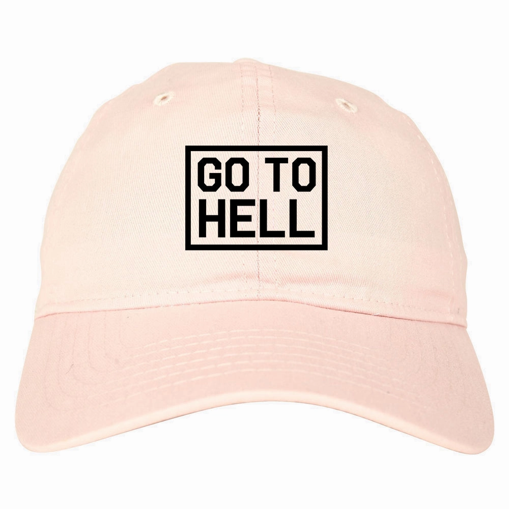 Go To Hell Mens Dad Hat Baseball Cap