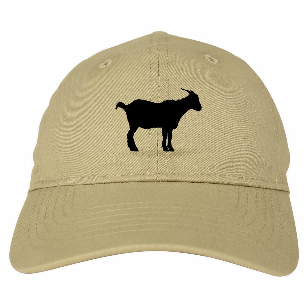 Goat Animal Chest Mens Dad Hat Baseball Cap