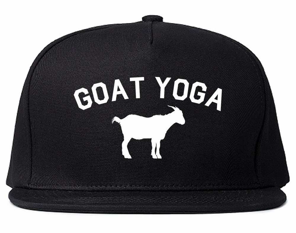 Goat Yoga Namaste Mens Snapback Hat