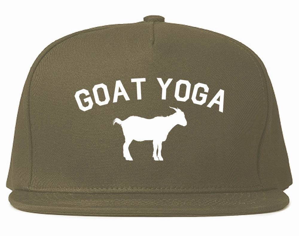 Goat Yoga Namaste Mens Snapback Hat