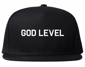 God Level Mens Snapback Hat