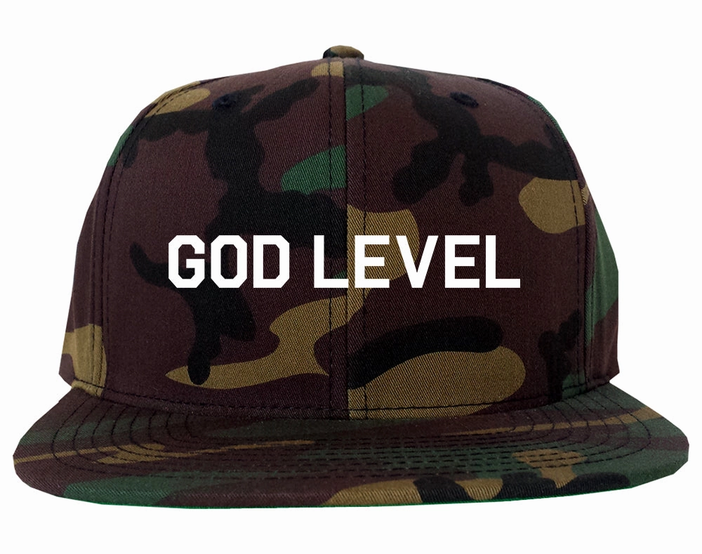God Level Mens Snapback Hat