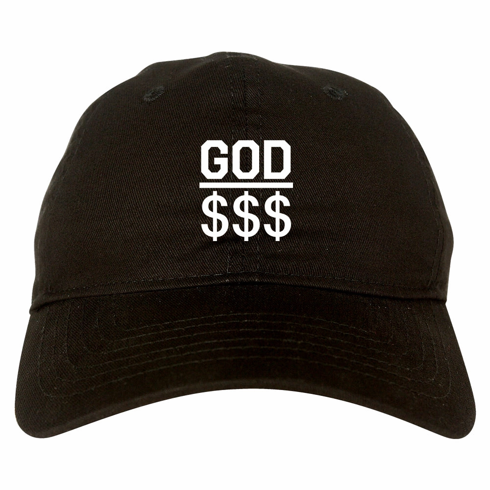 God Over Money Mens Dad Hat Baseball Cap