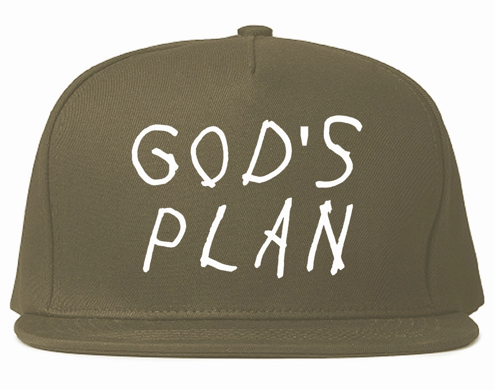 Gods Plan Mens Snapback Hat
