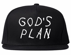 Gods Plan Mens Snapback Hat