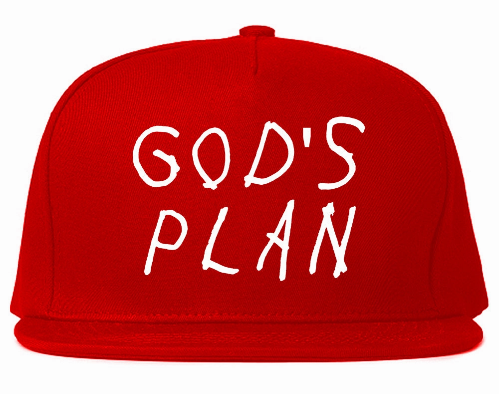Gods Plan Mens Snapback Hat