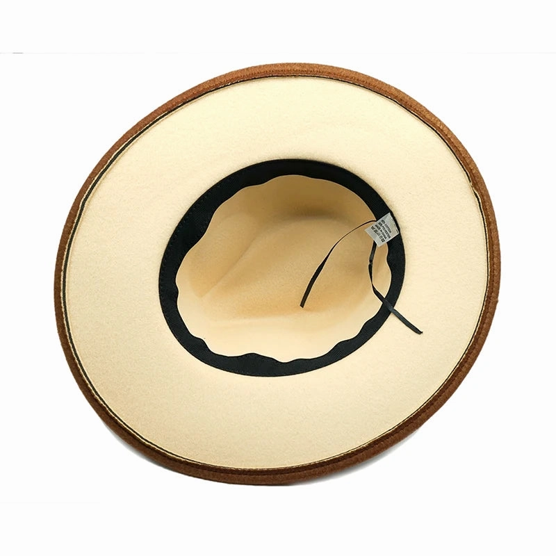 Golden Feather Gradient Fedora Hat