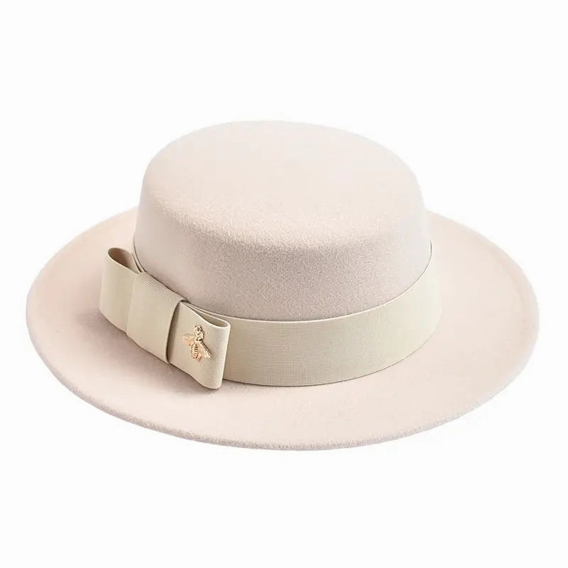 Golden Firefly Classic Boater Hat