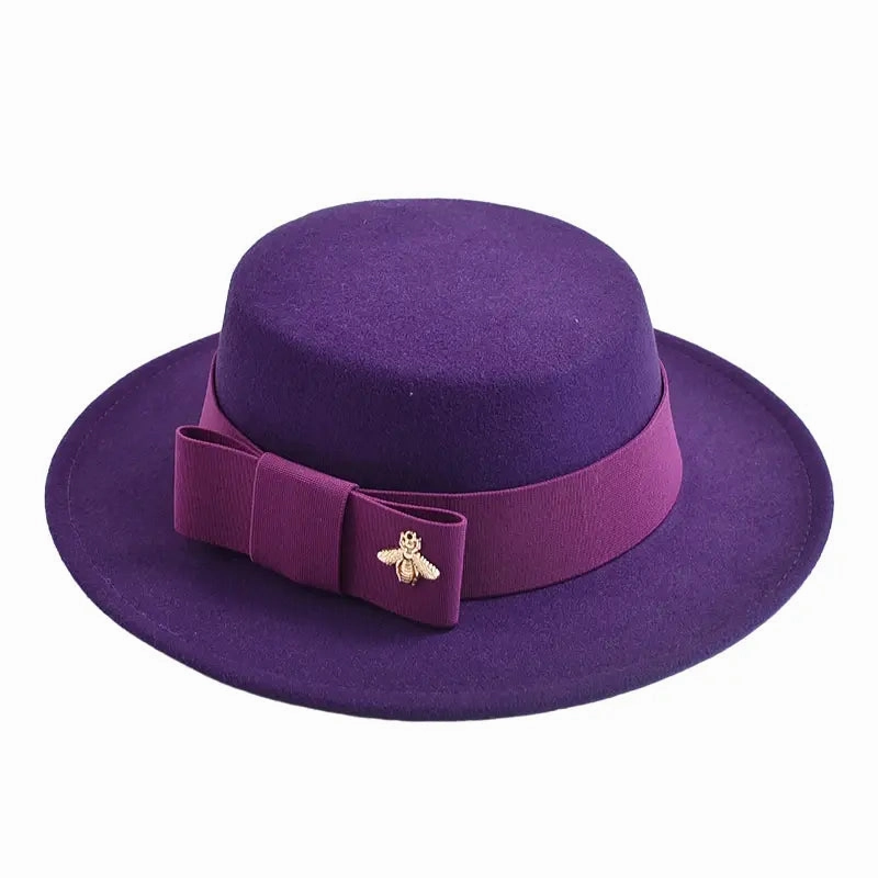 Golden Firefly Classic Boater Hat