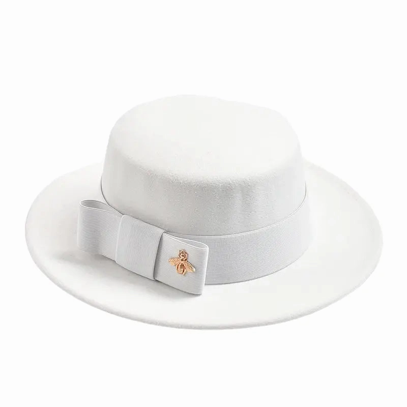Golden Firefly Classic Boater Hat