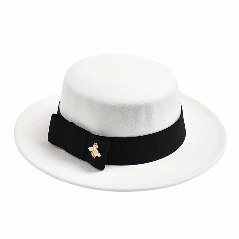 Golden Firefly Classic Boater Hat