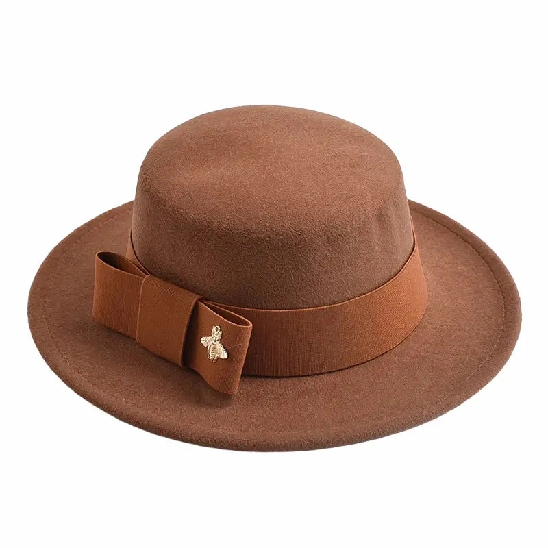 Golden Firefly Classic Boater Hat